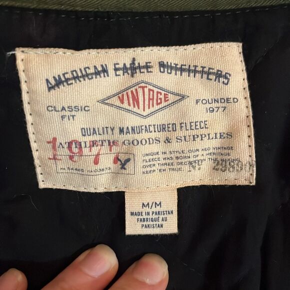 American Eagle Outfitters Camo Quilted Shirt Jacket Men's M - Picture 3 of 7